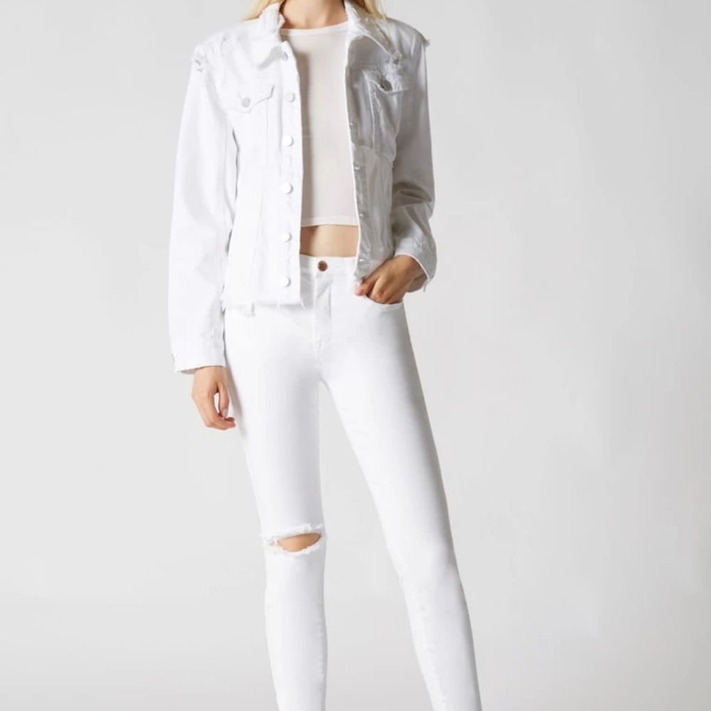 White Denim Jacket